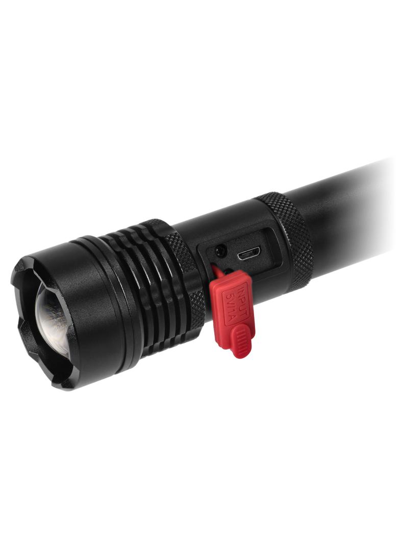 Latarka LED COB 12W z zoomem i akumulatorem 2200 mAh