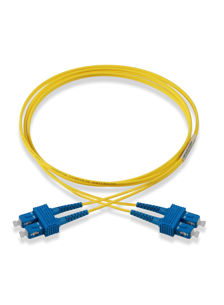 Patchcord światłowodowy, Actassi, OS2, SC-SC, dwustronny, LSZH, 1 m