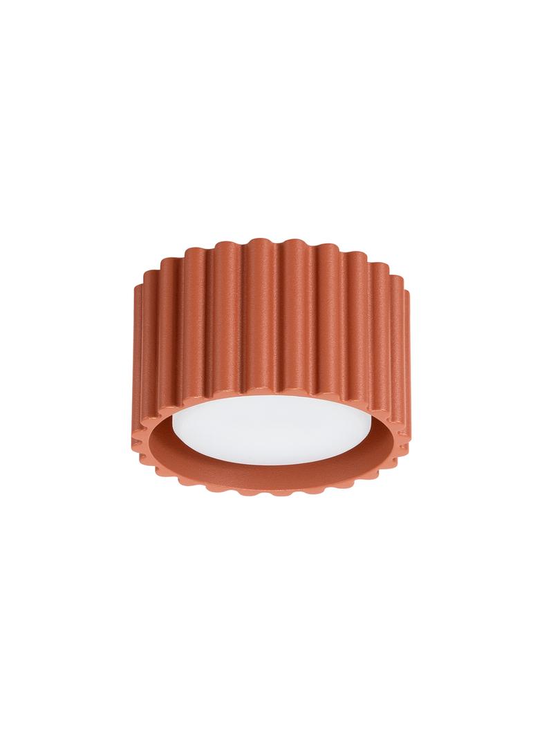 SOLLUX Plafon AURA 1 ochra czerwona Gx53 ; SL.1802