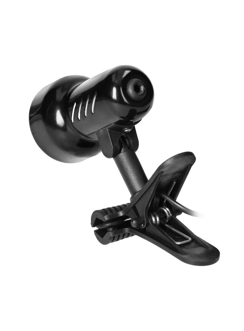 Kelly lampa biurkowa z klipsem 40W E14 stal + tworzywo czarna DL-9/B ORNO