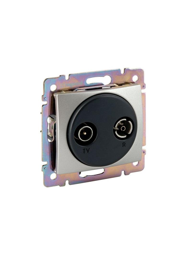 VALENA GNIAZDO TV-RD TYPU GWIAZDA ALUMINIUM, Legrand