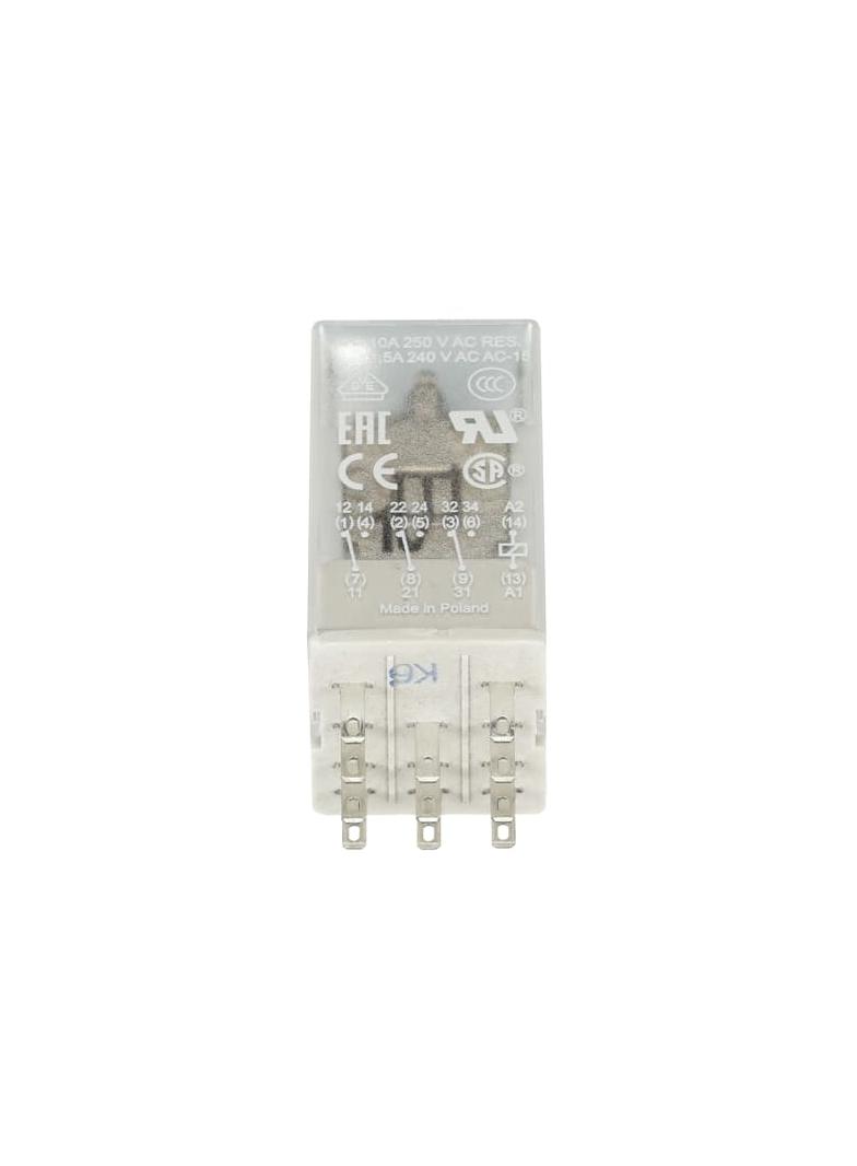 PRZEKAŹNIK CR-M125DC3, A1-A2=125V DC, 3 STYKI C/O 250V/10A 1SVR405612R8200 ABB