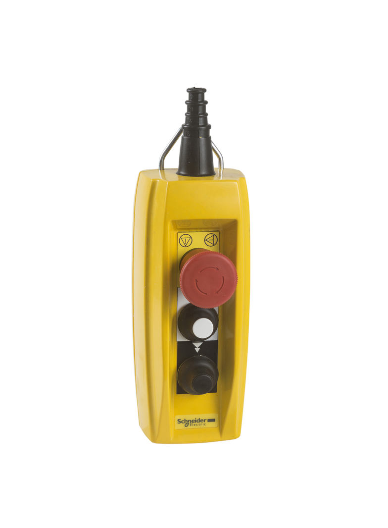 Harmony XAC Kaseta sterownicza 2 przyciski standardowe i 1 awaryjny NC/NO XACB3291 Schneider