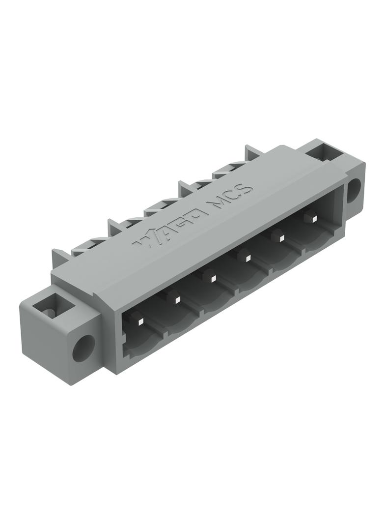 MCS-MIDI Classic wtyk 6-bieg. szary raster 5 mm /100szt./ WAGO