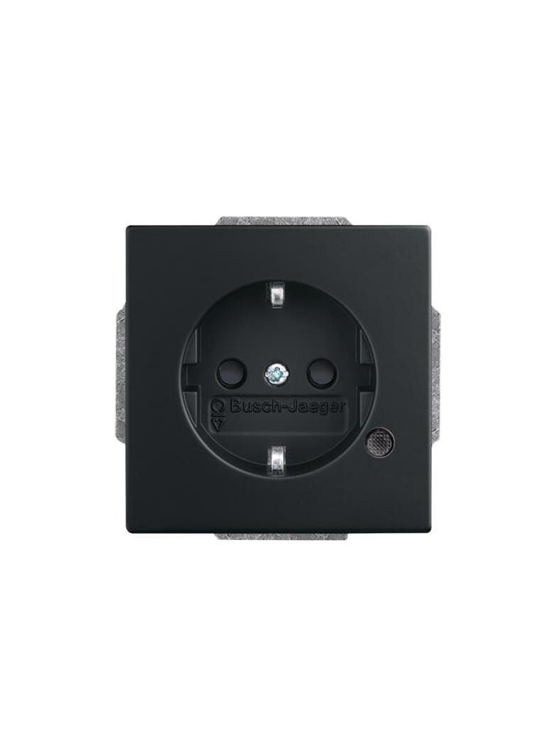 FUTURE Gniazdo SCHUKO Oświetlenie kontrolne z diodami LED czarny matowy 2CKA002013A5330 ABB