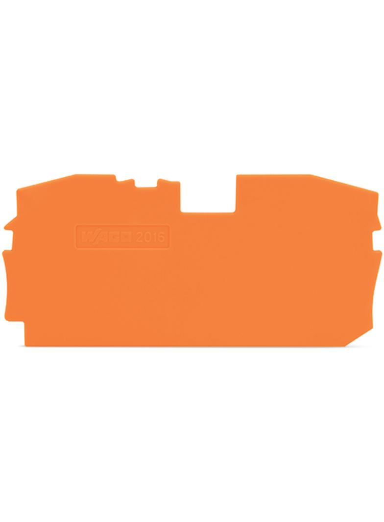 Ścianka końcowa pomarańczowa TOPJOBS /25szt./ 2016-1292 WAGO