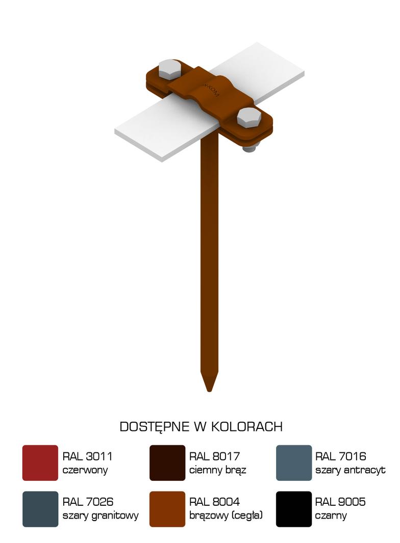 Uchwyt wb. na drut Z-śruba, L=16cm,B=30mm /LA/