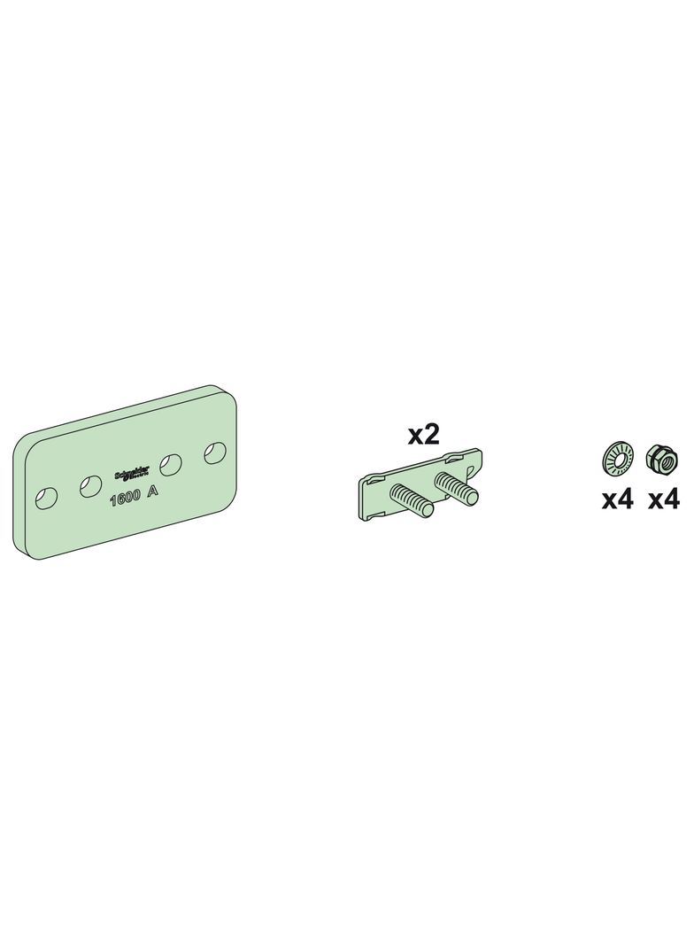 Rozdzielnice PrismaSet, łącznk szyn poziomych Linergy EV 1600A