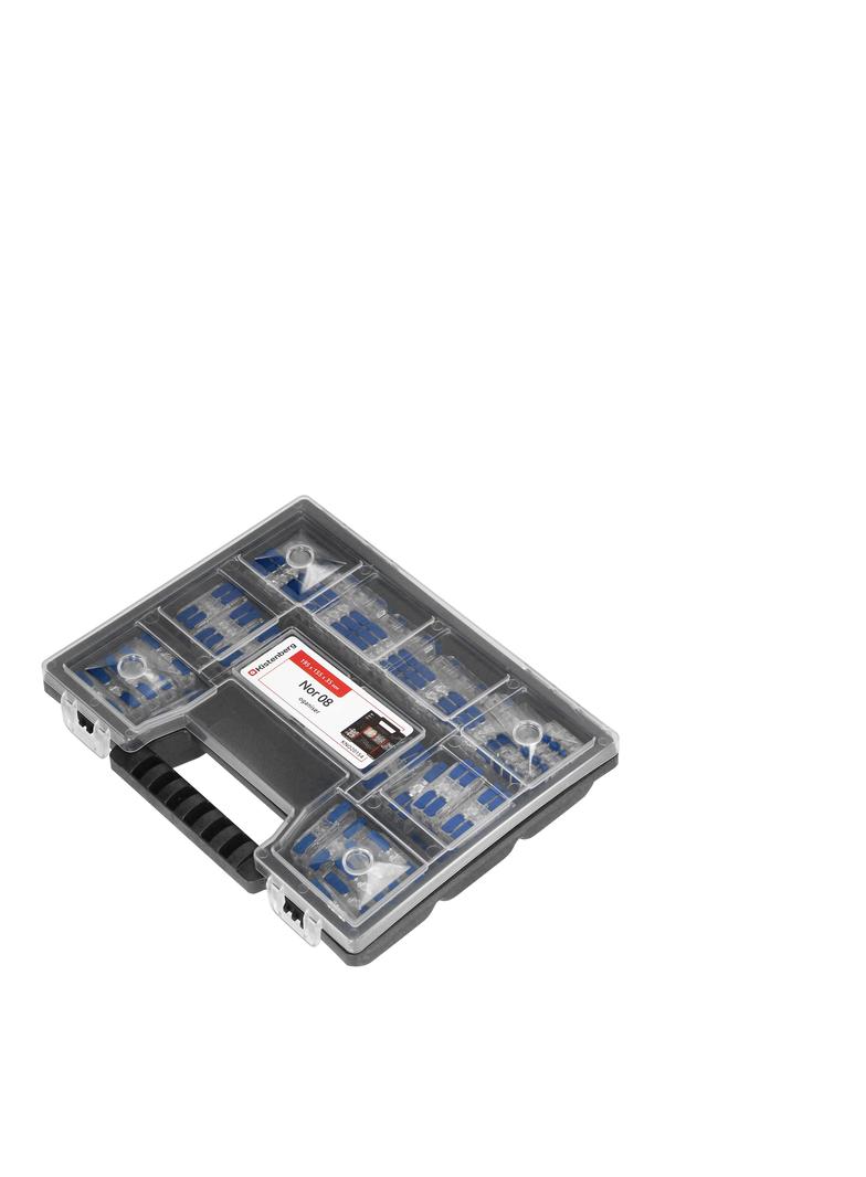 Zestaw złączek przelotowych HOUSE-QUICK-THROUGH, 72 szt.