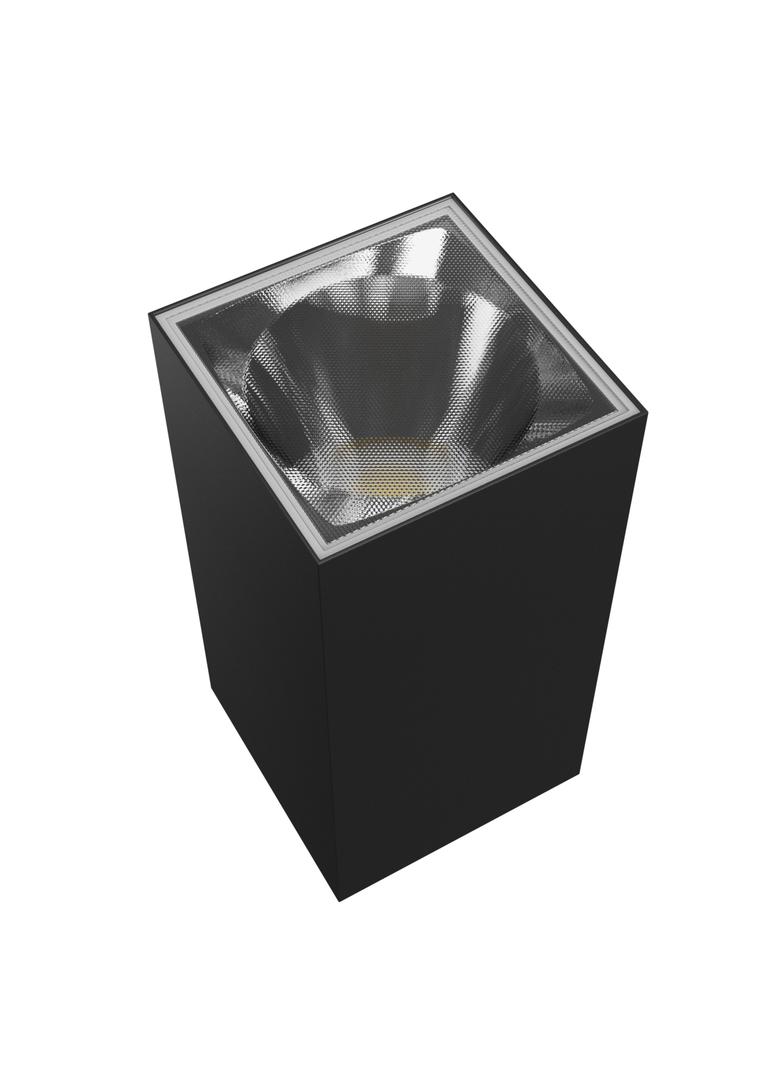 TORRE 18W CCT 230V IP54 99x78x162MM CZARNY KWADRATOWA ELEWACYJNA