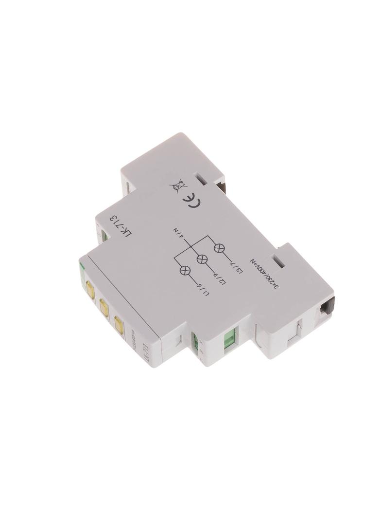 LAMPKA KONTROLNA ZASILANIA, 3XLED ŻÓŁTA, UN=3X400+N, 1 MODUŁ