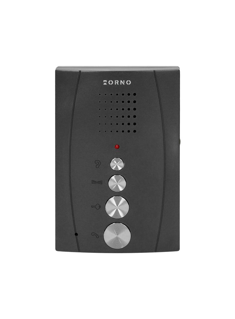 Zestaw domofonowy jednorodzinny bezsłuchawkowy czarny ELUVIO OR-DOM-RE-914/B ORNO
