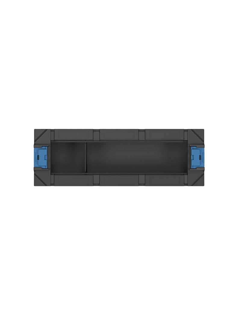 tehalit.GB-EG Puszka montażowa poczwórna 45x45mm PC-ABS czarny GTVR400 HAGER