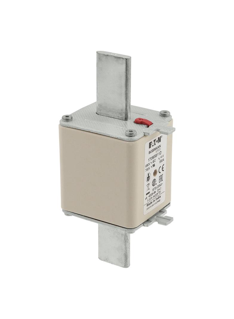 550A 690V aR DIN 2 HSDNH FUSE Wkładka szybka 550A AC 690V DIN 2 aR DIN IEC podwójny wskaźni 170M5811