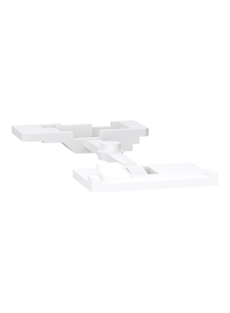 Oznacznik przyłącza KNB 10 szt. białe