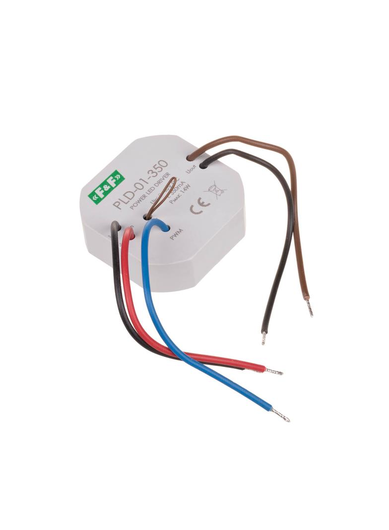 Zasilacz LED mocy nap. wej. 5-40V DC montaż w puszce fi60 350W PLD-01-350 F&F