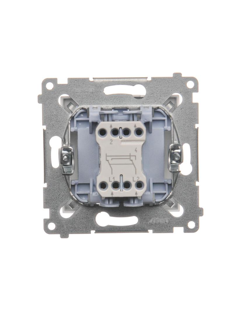 Simon 54 Łącznik krzyżowy 10A 250V szybkozłączka biały DW7.01/11 KONTAKT