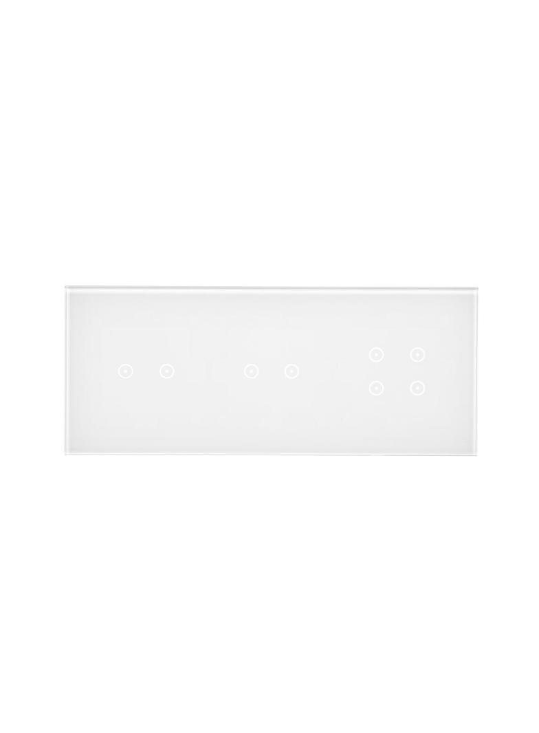 Simon 54 Touch Panel dotykowy S54 Touch 3 moduły 2 pola dotykowe poziome + 2 pola dotykowe poziome + 4 pola dotykowe biała perła DSTR3224/70 KONTAKT