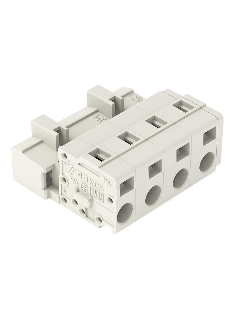 Wtyk MCS-MIDI Classic 4-biegunowy jasnoszary raster 7,5mm /50szt./ 723-604 WAGO
