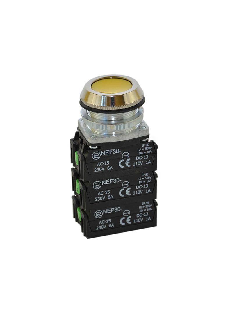 Przycisk NEF30-K4XY żółty W0-NEF30-K 4XY G PROMET