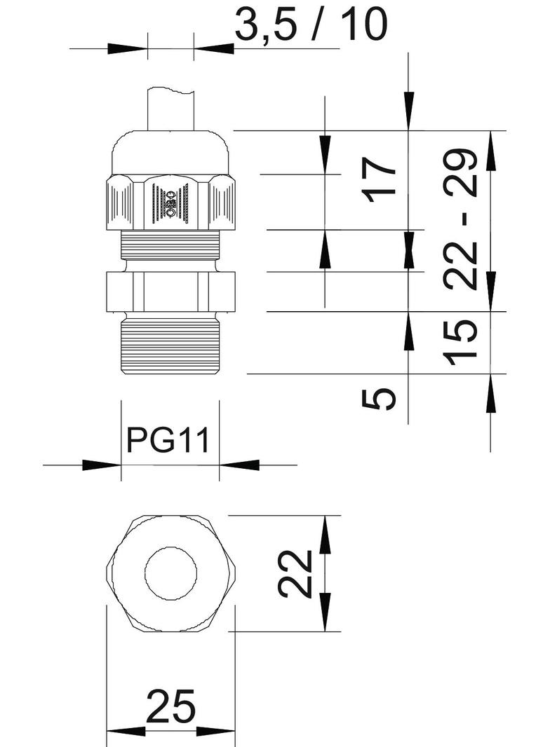 V-TEC/L, DŁAWIKI Z DŁ.GWINT.PG11 SR.SZ.