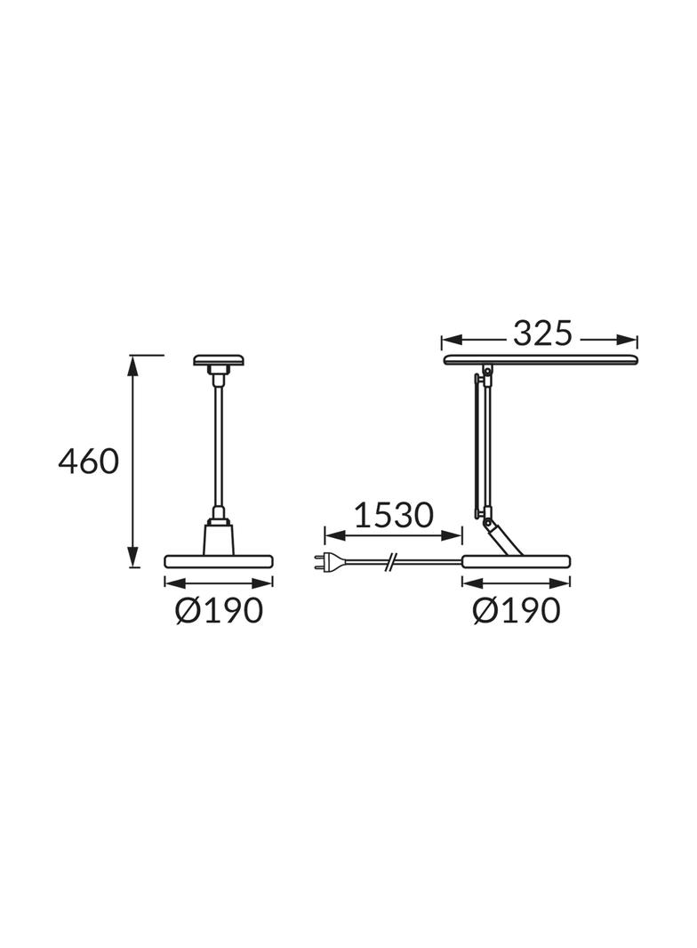 Lampka biurkowa RAMZES LED SILVER
