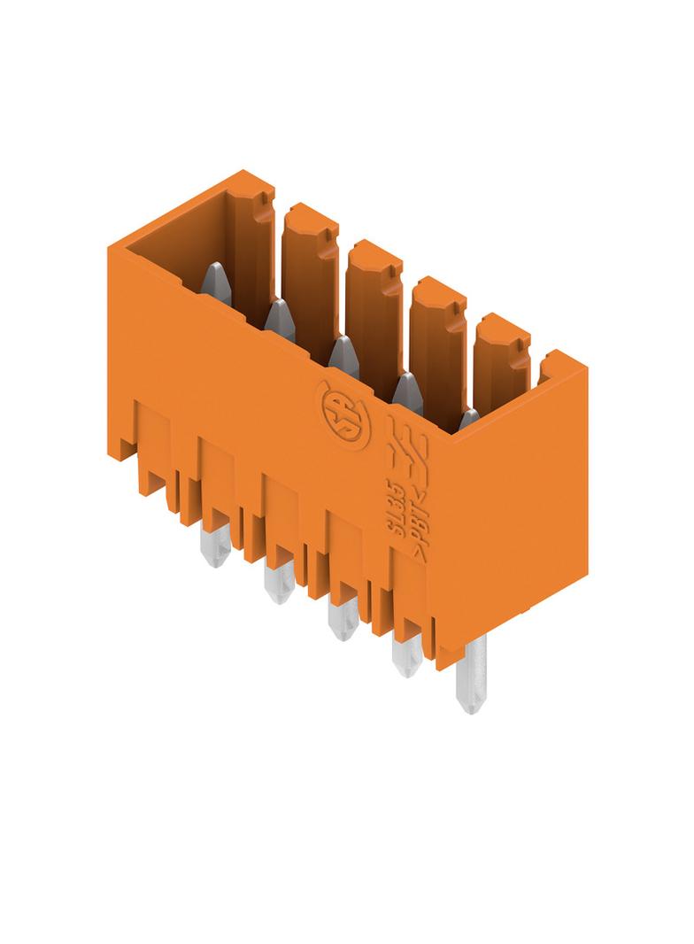 SL 3.50/05/180G 4.5SN OR BX Wtyki PCB (złącza płyty), 3.50 mm, Liczba biegunów: 5, kąt odejścia: 180° /50szt./ 1604650000 WEIDMÜLLER