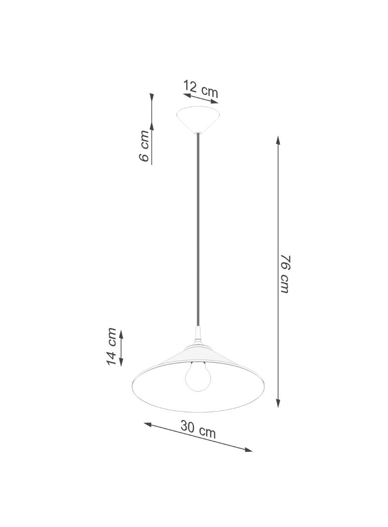 Lampa wisząca ZUMA czarna