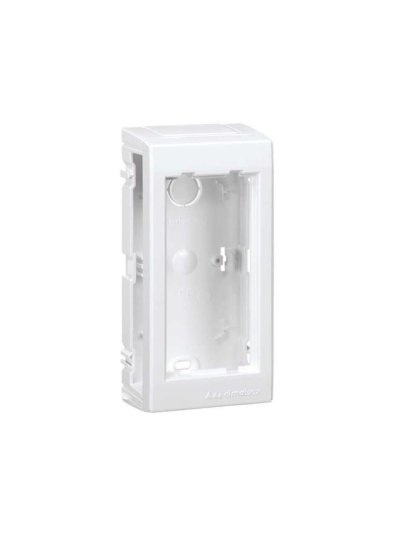 Simon Connect Obudowa natynkowa 1-modułowa 2x K45 czysta biel SBC150/9 KONTAKT