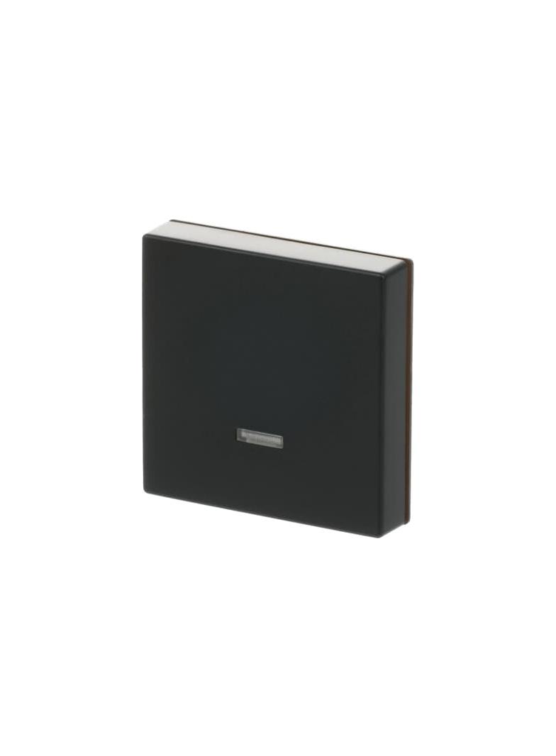 FUTURE Element obsługi z lampką neonową. czarny matowy