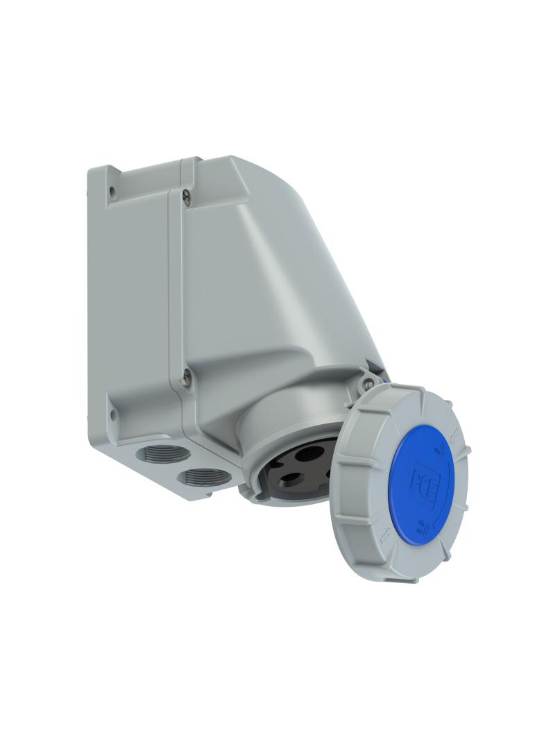 GNIAZDO STAŁE bez dławika 63A 230V 2P+Z  IP67