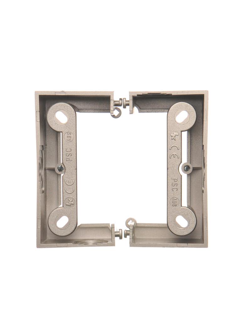 puszki instal. Puszka natynkowa głęboka (40mm) pojedyncza składana satynowy