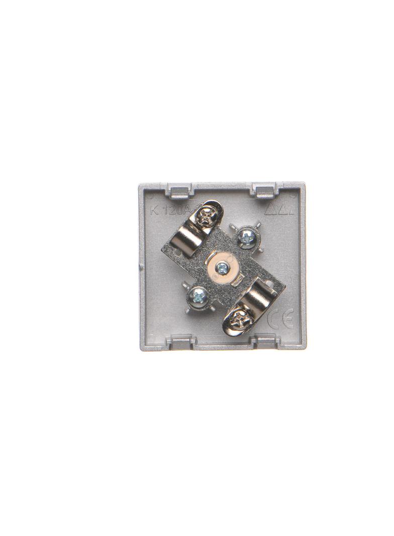 "Simon CONNECT TSC-K120A-8 Płytka K45 gn. TV męskie 45x45mm + wkład