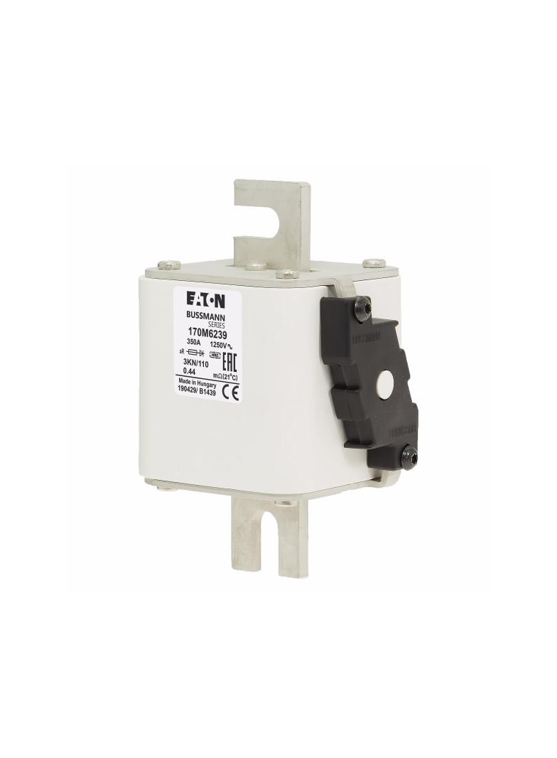 FUSE 350A 1250V 3KN/110 AR CU Wkładka szybka 350A AC 1250V rozmiar 3 76x92x139 mm aR DIN I 170M6239