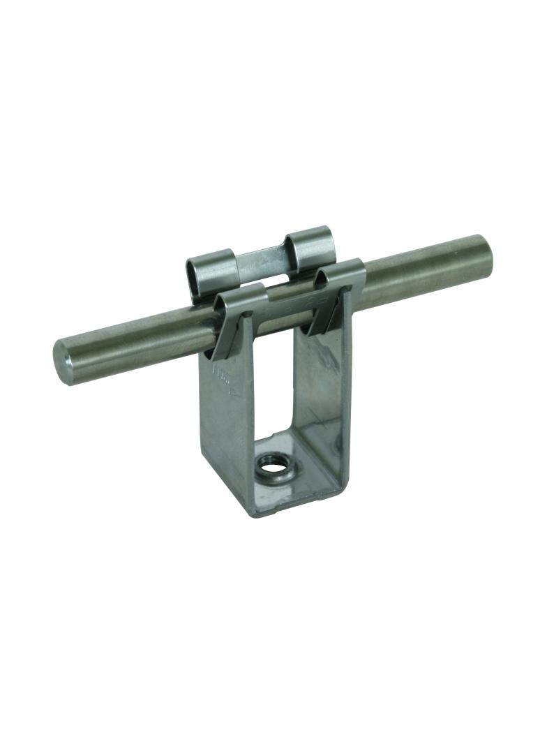 Wspornik DEHNgrip, wys. 32 mm, M6, stal nierdzewna NIRO