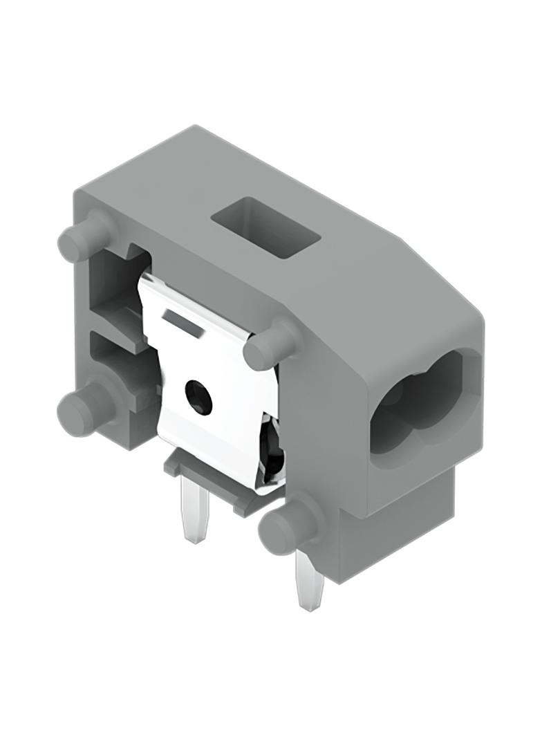 złączka do płytek drukowanych ciemnoszara raster 5/5,08 mm