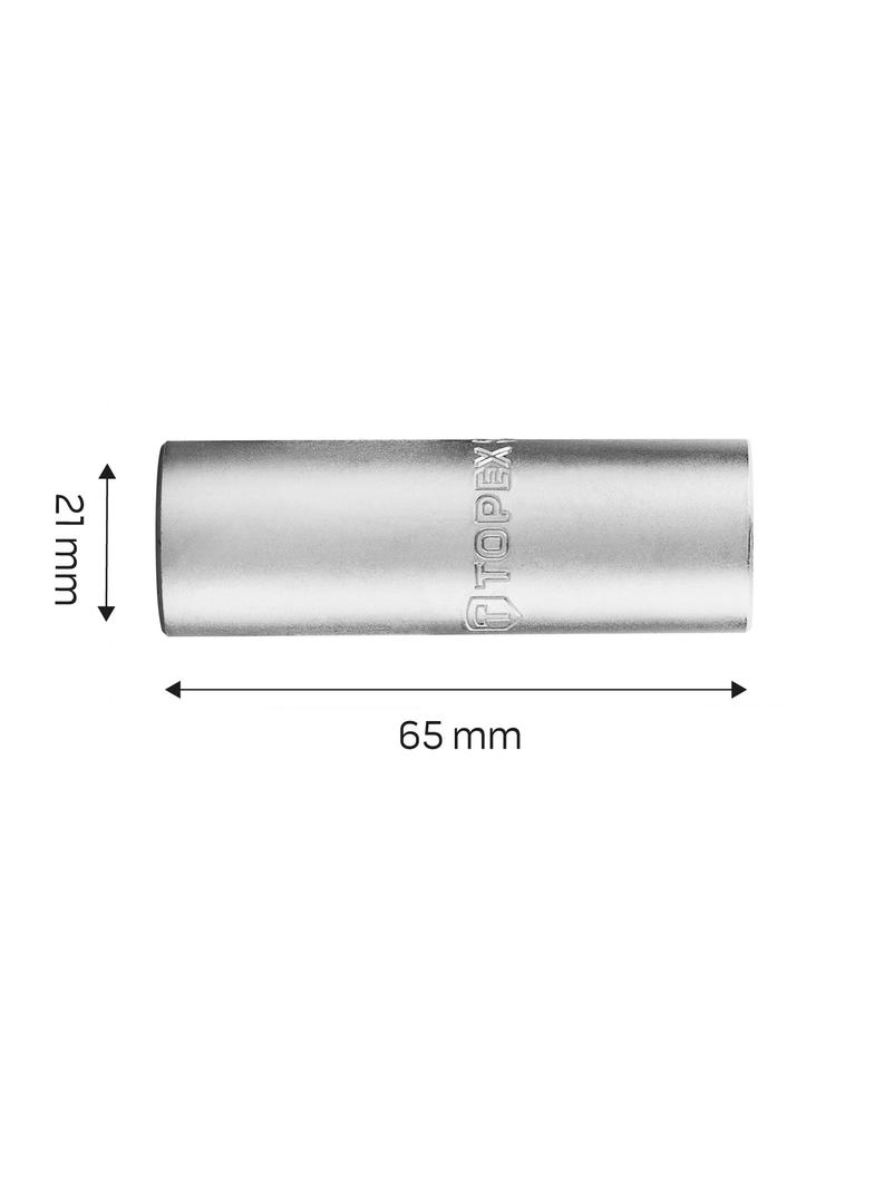 Nasadka do świec 1/2", 21 mm