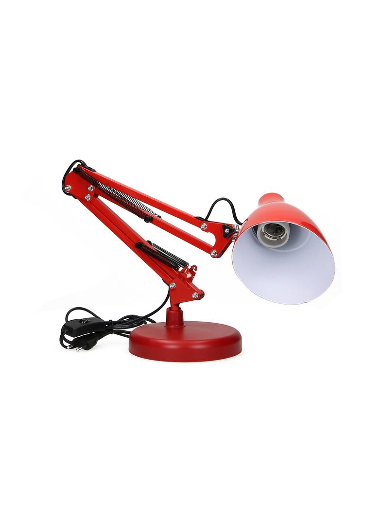 DIAN lampa biurkowa. 60W stalowa czerwona DL-1/R ORNO