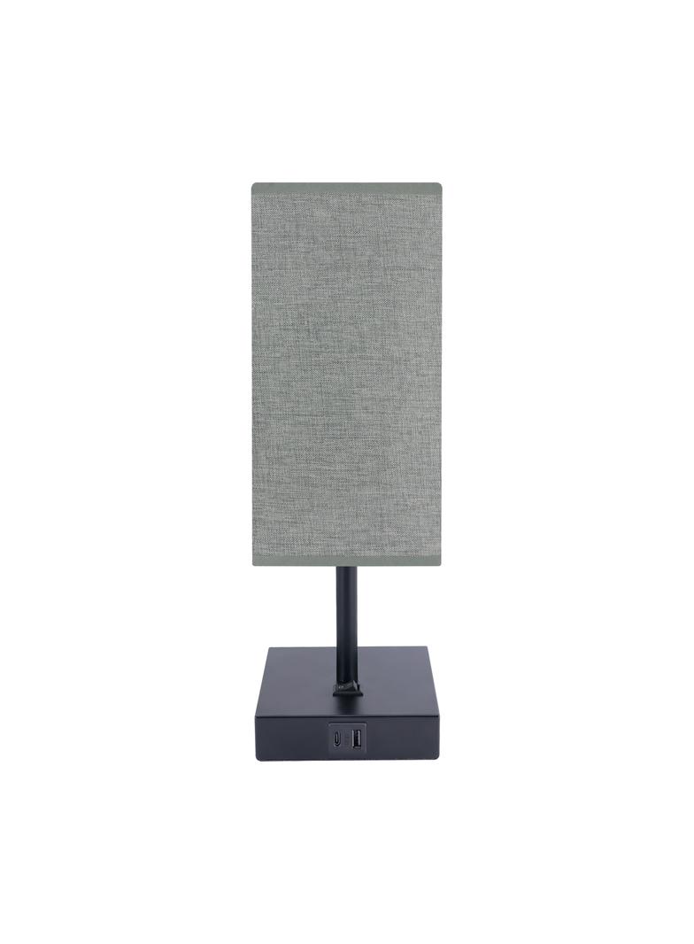 Lampka stołowa SANTI E14 DARK GREY/BLACK