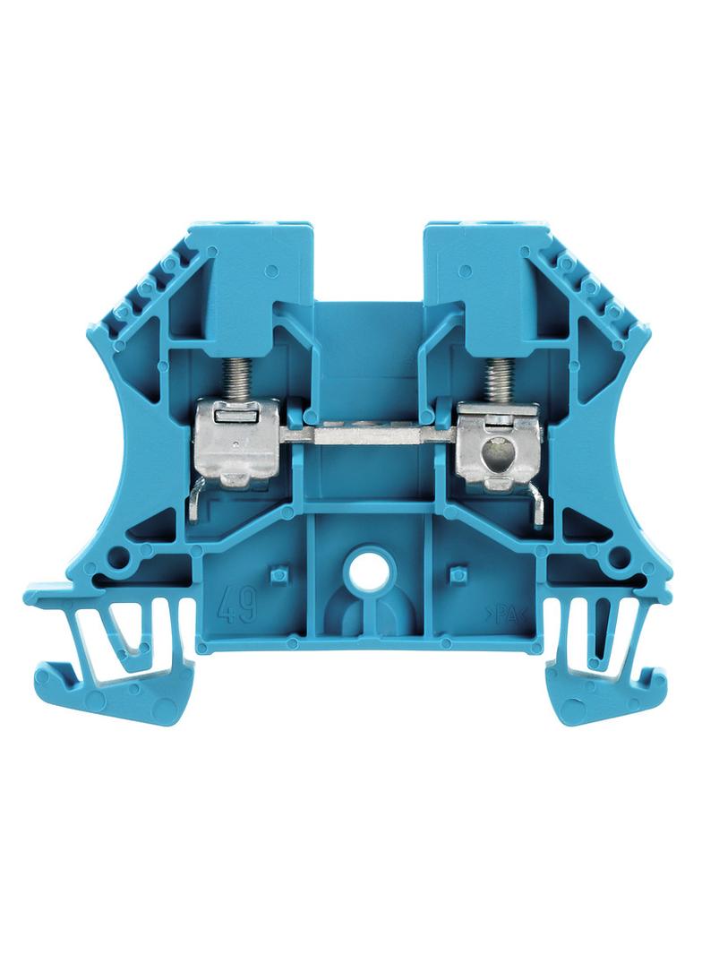 WDU 4 BL Złączka szynowa przelotowa, nr.katalogowy 1020180000