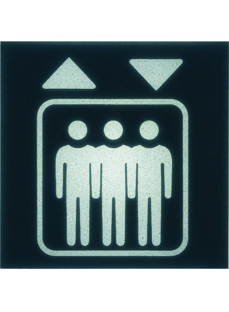 gallery Folia do lampy sygnalizacyjnej LED symbol winda