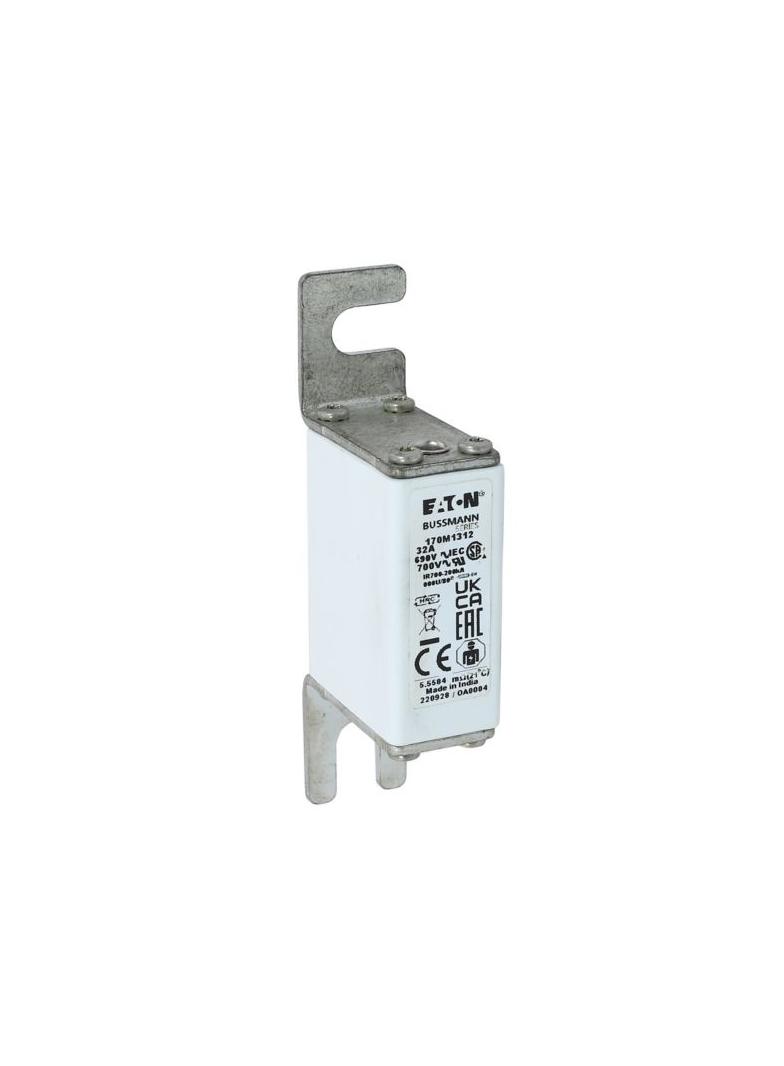 32A 690V IEC gR 000U/80 SQUARE BODY FUSE Wkładka szybka 32A AC 690V DIN 000 21x40x100 mm, 170M1312 E