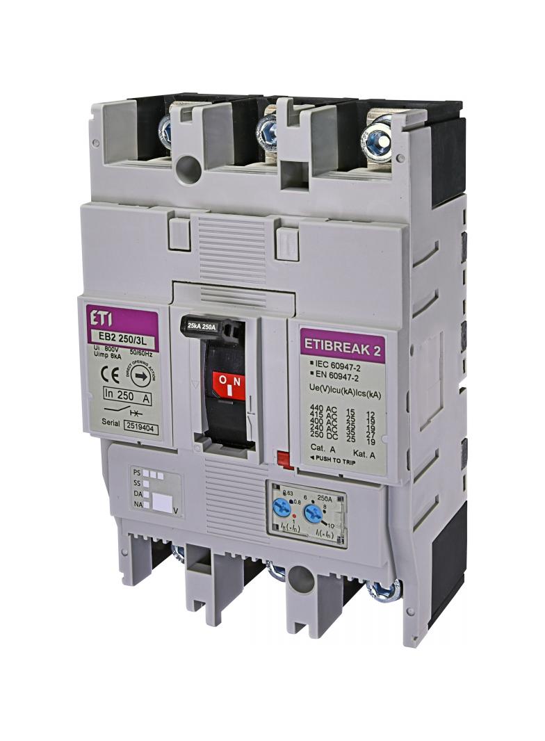 Wyłącznik mocy 3P, 25kA EB@ 250/3L 250A 3p