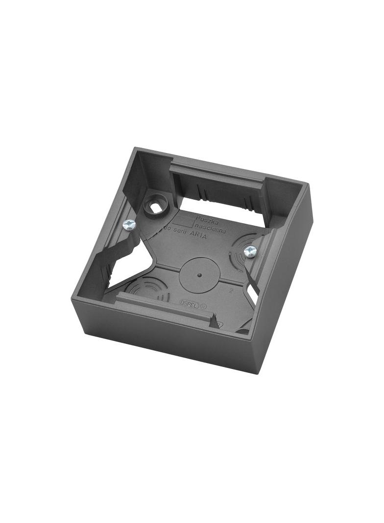 ARIA Puszka instalacyjna pojedyncza - kolor szary mat