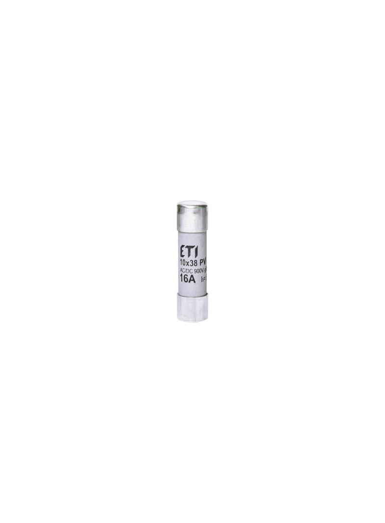 Wkładka topikowa cylindryczna PV gR 900V CH10x38 gR 16A 900V AC DC 002625033 ETI