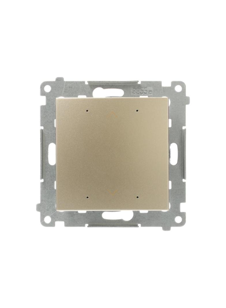 Simon 54 GO Sterownik przyciskowy do obsługi rolety żaluzji markizy firany sterowany smartfonem [WiFi] 2x5A 230V złoty mat DEZ1W.01/44 KONTAKT