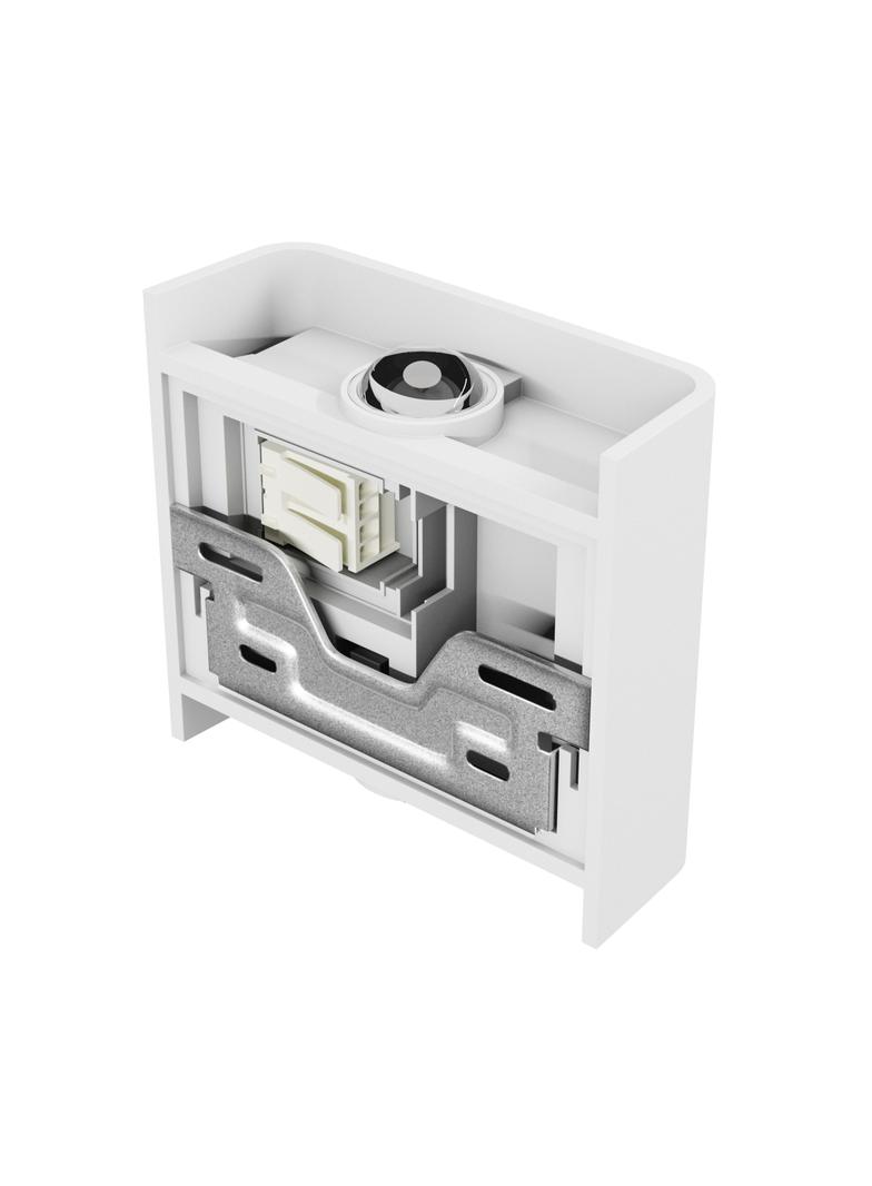 LUNARIX 1 KINKIET 2W CCT 230V IP54 RA90 110x100x40MM BIAŁY, ŚWIECI GÓRA/DÓŁ