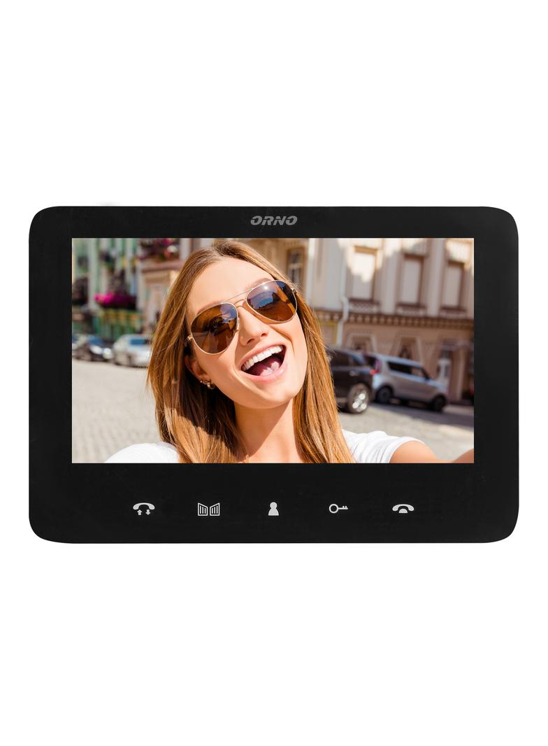 Zestaw wideodomofonowy bezsłuchawkowy kolor LCD 7" z czytnikiem breloków zbliżeniowych interkom OR-V