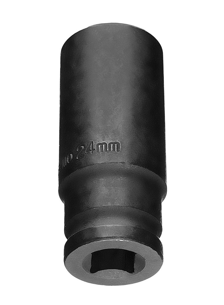 Nasadka udarowa 1/2" długa, 24 x 78mm , Cr-Mo