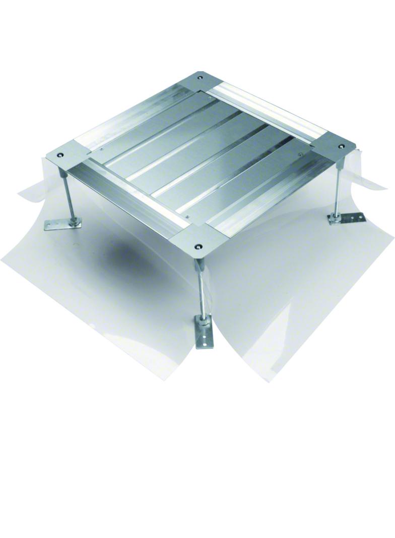 tehalit.UK Uniwersalna puszka podłogowa na nóżkach rozmiar 3 215-265mm stal UDH3215265 HAGER